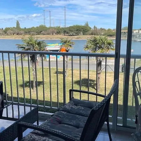 Apartment Amoureva,t2, Vue Lagon, Proche Mer, Parking, Clim, Piscine Agde